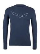Koszulki męskie - Salewa Pure Logo Merino Responsive Men's Long Sleeve Tee 28262-3960 - miniaturka - grafika 1