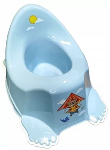 TEGA BABY Nocnik antypoślizgowy MIŚ LOTNIK jasny niebieski - Nocniki - miniaturka - grafika 1