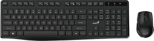 Klawiatura + mysz Genius Genius KM-8206S COPILOT, zestaw klawiatura CZ/SK, klasyczna, 2.4 [Ghz], bezprzewodowa, czarna 31340017409 - Zestawy myszka + klawiatura - miniaturka - grafika 1