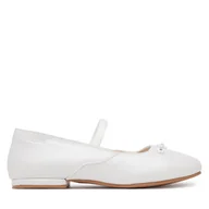 Buty dla dziewczynek - Baleriny Mayoral 45619 Biały - miniaturka - grafika 1