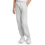 Spodnie i spodenki dla dziewczynek - Spodnie dziecięce New Balance LAKG0058AHH - szare - miniaturka - grafika 1