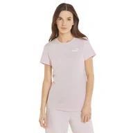 Koszulki i topy damskie - PUMA KOSZULKA DAMSKA T-SHIRT ESS EMBROIDERY TEE PINK 848331 82 XS - miniaturka - grafika 1