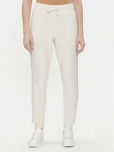 Tommy Hilfiger Spodnie dresowe UW0UW04785 Écru Regular Fit - Spodnie sportowe damskie - miniaturka - grafika 1