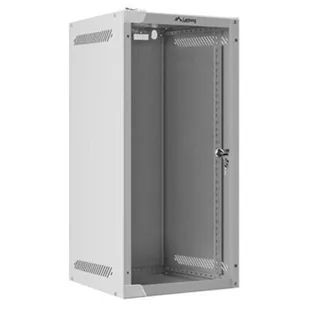 Lanberg Szafa wisząca 10'' 12U 280x310 szara FLAT PACK WF10-2312-10S - Szafy rack - miniaturka - grafika 1