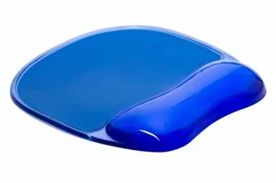 Podkładka pod mysz Q-CONNECT, żelowa, z podparciem dla nadgarstka, niebieska - Podkładki pod mysz - miniaturka - grafika 1