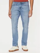 Spodnie męskie - Calvin Klein Jeansy K10K114285 Niebieski Slim Fit - miniaturka - grafika 1