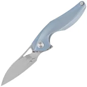 Noże - Nóż składany Bestech The Reticulan Blue Titanium, Damascus by Elijah Isham (BT1810H) - miniaturka - grafika 1