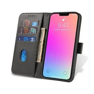 Etui Pokrowiec z Klapką Braders Case do iPhone 13 Pro Max czarny - Etui i futerały do telefonów - miniaturka - grafika 6
