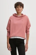Bluzy damskie - Calvin Klein bluza bawełniana damska z kapturem gładka K20K208062 - miniaturka - grafika 1