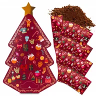 Kawa - KALENDARZ ADWENTOWY z kawą mieloną arabica choinka prezent Green Touch - miniaturka - grafika 1