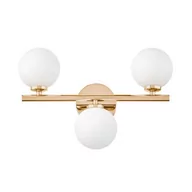Lampy ścienne - Lumina Deco LAMPA ŚCIENNA KINKIET NOWOCZESNY ZŁOTY MARSIADA W3 LDW 6033-3 (FGD) - miniaturka - grafika 1