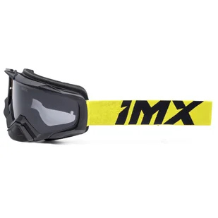 Gogle IMX Dust Black Matt Fluo Yellow 2 szyby C+J - Gogle i okulary motocyklowe - miniaturka - grafika 1