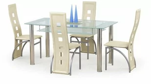 Stół Halmar CRISTAL mleczny  - Stoły - miniaturka - grafika 1