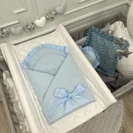 Rożki i beciki - ROŻEK Z FALBANKĄ NIEBIESKI - miniaturka - grafika 1