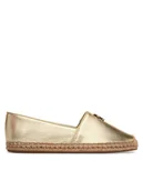 Espadryle damskie - Tommy Hilfiger Espadryle Th Logo Gold Espadrille FW0FW09473 Złoty - miniaturka - grafika 1