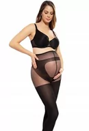 Bielizna ciążowa - Rajstopy Ciążowe 40 Den Body Protect Czarne - miniaturka - grafika 1