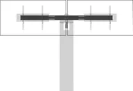 Uchwyty do telewizora - Vision VFM-F50 Dual Display Rail - LEBENSLANGE GARANTIE - miniaturka - grafika 1