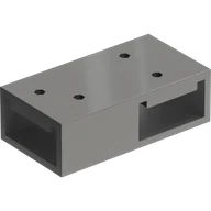 Akcesoria do armatury i ceramiki - Mexen łącznik T do wsporników ściennych, gun metal - 800-09-95 - miniaturka - grafika 1