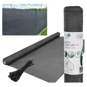 Pozostałe ozdoby ogrodowe - Siatka SASKA GARDEN 1.5 x 25 m Ciemnoszary - miniaturka - grafika 1