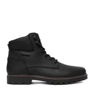 Botki męskie - Trzewiki Rieker CEO-39821-00 Czarny - miniaturka - grafika 1