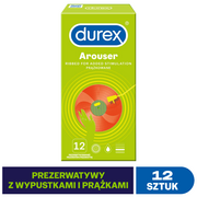 Prezerwatywy - Durex Arouser 12 szt. - miniaturka - grafika 1