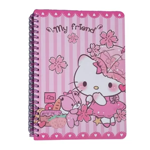 Kołozeszyt Zeszyt A5 Hello Kitty Różowy - Zeszyty szkolne - miniaturka - grafika 1
