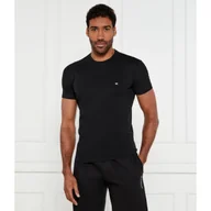 Koszulki męskie - Emporio Armani T-shirt Slim Fit stretch pique - miniaturka - grafika 1