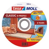 Akcesoria do drzwi - Uszczelka gumowa PROFIL-D bęben brązowa 100 m x 9 mm Tesa - miniaturka - grafika 1