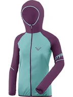 Kurtki i kamizelki sportowe damskie - DYNAFIT Kurtka funkcyjna "ALPINE WIND 2" w kolorze turkusowo-fioletowym - miniaturka - grafika 1