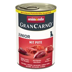 animonda GranCarno Original Junior Indyk 6x400 g - Mokra karma dla psów - miniaturka - grafika 1