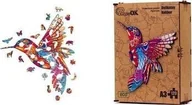 Układanki dla dzieci - Maksik Puzzle drewniane Delikatny Koliber PuzA3-00717 - miniaturka - grafika 1