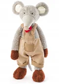 Maskotki i pluszaki - Maskotka Myszka Szara Lorenzo w ubranku Premium - 40cm - miniaturka - grafika 1