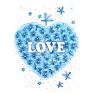 Quilling - Zestaw do Quillingu Paski Serce Kwiatu 40x50 cm - miniaturka - grafika 1