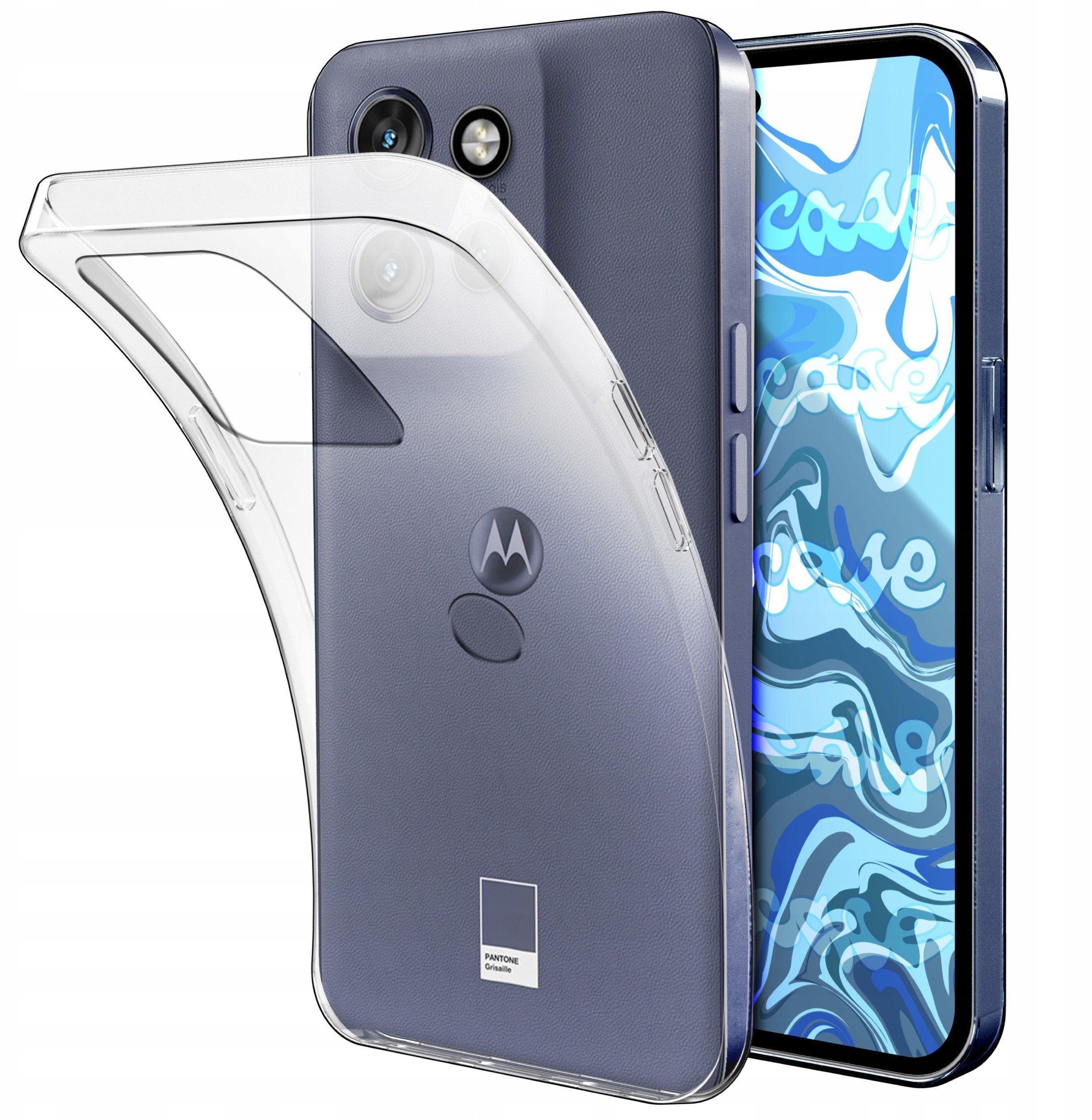 Etui Do Motorola Edge 50 Neo / ThinkPhone 25 Przezroczyste, Silikon, Case