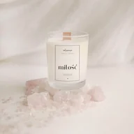 Świece - Świeca sojowa w szklance 220 ml - Miłość WIŚNIOWY SAD - miniaturka - grafika 1