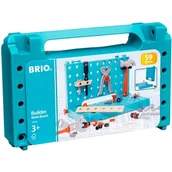 Pozostałe książki - BRIO Builder 34596 Werkbank-Koffer - Perfektes Einstiegs-Set für kleine Handwerker inklusive Hammer, Schraubenzieher, Zange sowie vielen Schrauben, Mu - miniaturka - grafika 1
