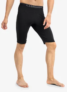 Legginsy termoaktywne Icebreaker 200 Oasis Shorts - black - Kalesony - miniaturka - grafika 1