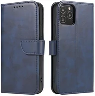 Etui i futerały do telefonów - Magnet Hurtel Case elegancki futerał etui pokrowiec z klapką i funkcją podstawki iPhone 12 mini niebieski - miniaturka - grafika 1