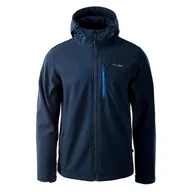 Bluzy sportowe męskie - Męski Softshell ELBRUS IFAR II 9715-TOTAL ECLIPSE – Granatowy - miniaturka - grafika 1