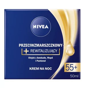 Nivea Przeciwzmarszczkowy rewitalizujący krem do twarzy 55+ na dzień 50 ml - Kremy do twarzy - miniaturka - grafika 1