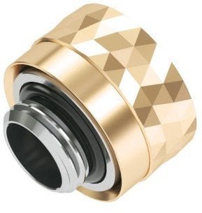 Barrow Dazzle Hardtube Fitting 14mm, G1/4-Zoll-Anschluss - gold TDKN-T14 GO