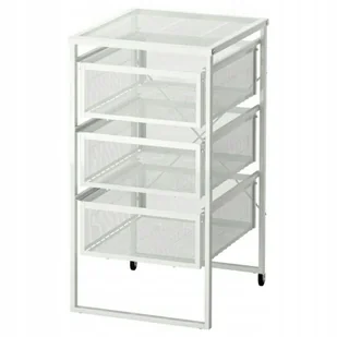 Ikea Lennart Komoda, Biały, na kółkach, kontener - Regały biurowe - miniaturka - grafika 1