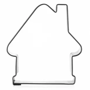 Wykrawacz cukierniczy stalowy / foremka do ciastek pierników domek 5,5 cm kod: O-127446 - Formy do ciast - miniaturka - grafika 1