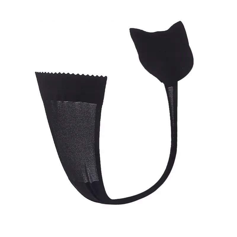 Majtki stringi samonośne niewidoczne KOTEK CZARNE