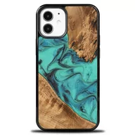 Etui i futerały do telefonów - Etui Bewood Unique na iPhone 12 Mini - Turquoise - miniaturka - grafika 1