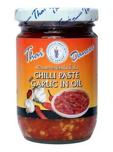Pasta Chilli z Czosnkiem w Oleju Ostra Thai Dancer 227G - Przyprawy i zioła sypkie - miniaturka - grafika 1