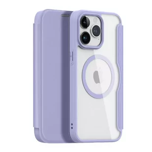 Etui Dux Ducis Skin X Pro do Apple iPhone 15 Pro Max magnetyczny pokrowiec MagSafe z klapką  - fioletowe - Etui i futerały do telefonów - miniaturka - grafika 1