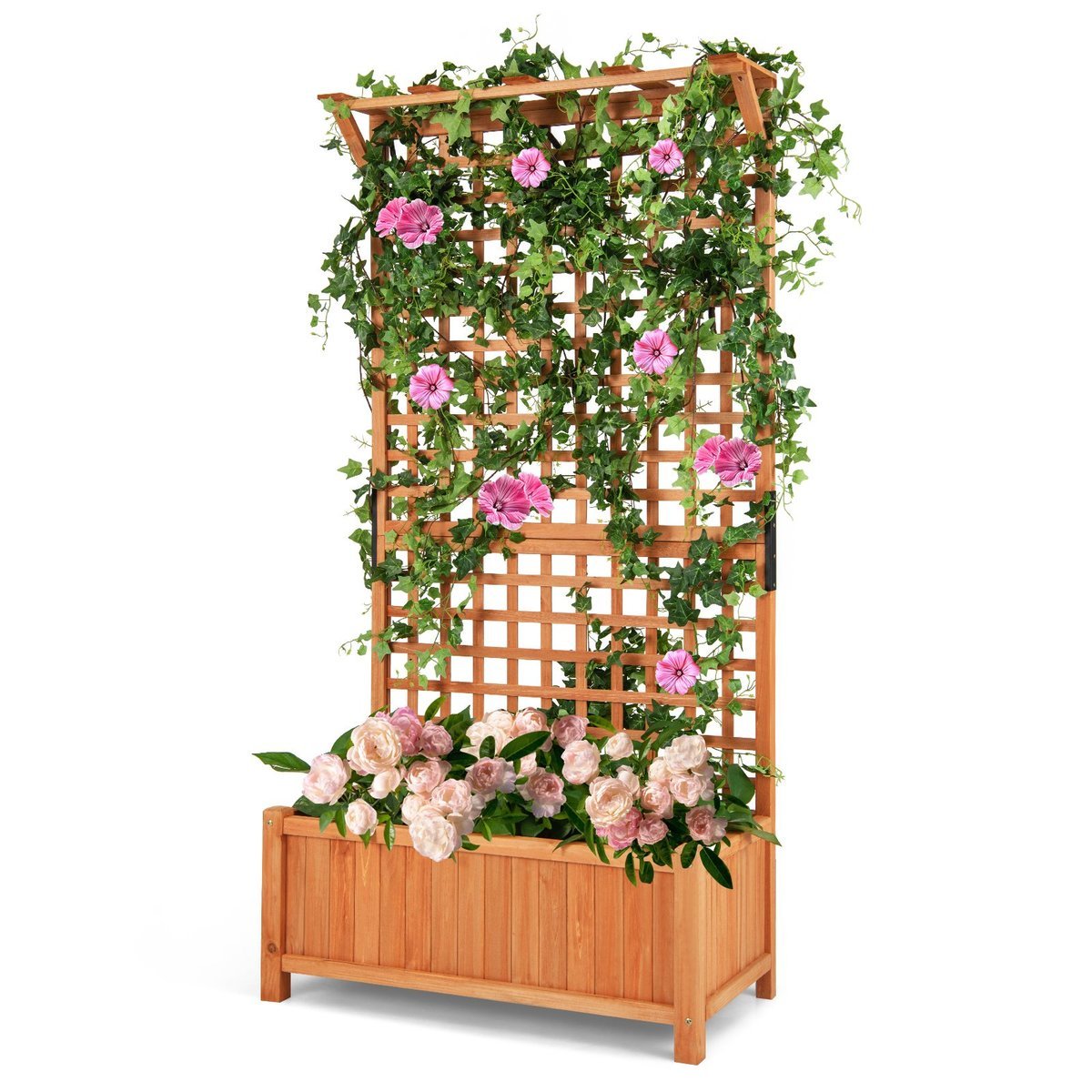 Costway Pergola ogrodowa z kratką dla roślin pnących