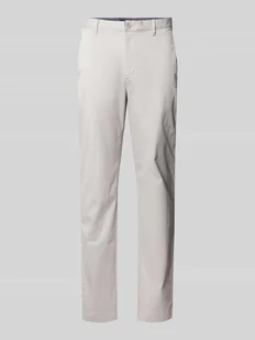 Chinosy o kroju regular fit z mieszanki bawełny - Spodnie męskie - miniaturka - grafika 1