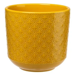 Osłonka ceramiczna VIOLA 17 żółty - Donice - miniaturka - grafika 1